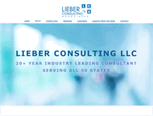 Tablet Screenshot of lieberconsulting.com